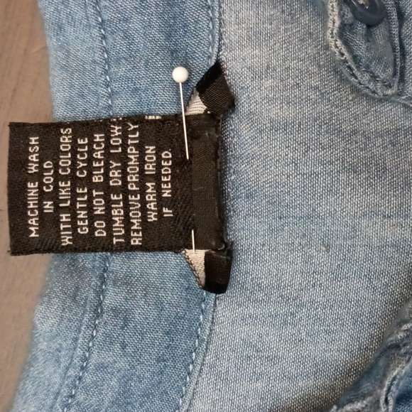 Cotton Express Soft Denim Shirt - Picture 4 of 5